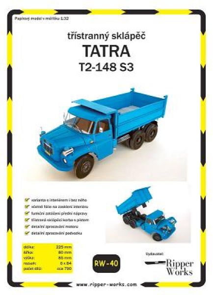 Dreiseitiger-Kipper TATRA T2-148 S3 1:32