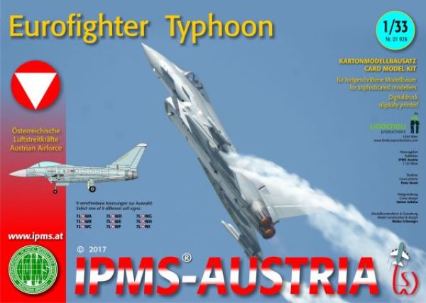 EF2000 Eurofighter Typhoon druckguss Flugzeug Maßstab 1:100 