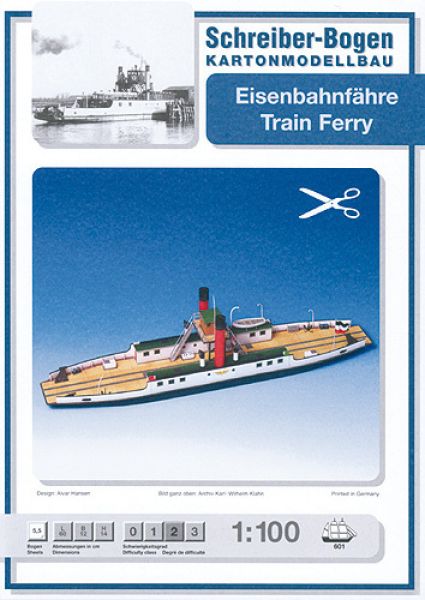 Eisenbahnfähre 1:100 deutsche Anleitung