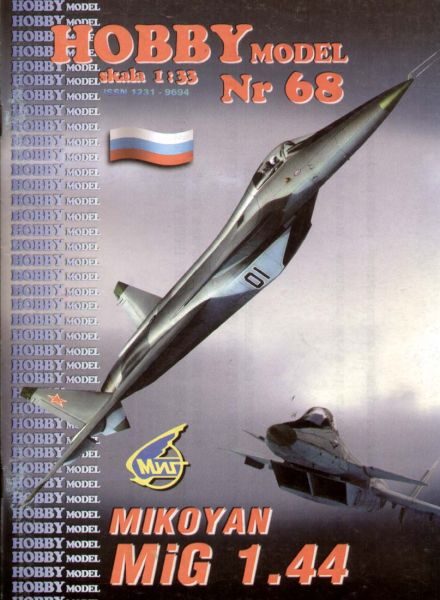 Experimental-Jagdflugzeug Mikojan MiG 1.44 1:33 REPRINT