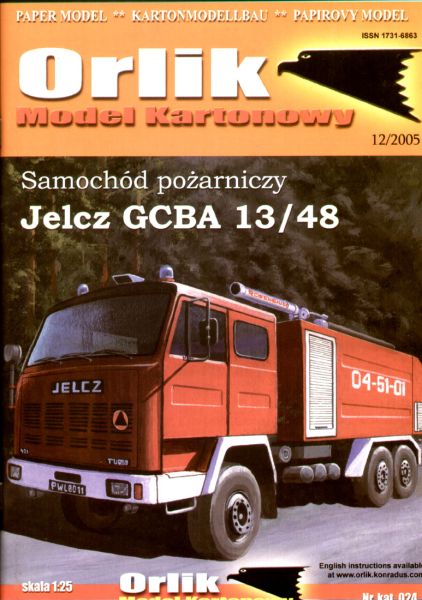 Feuerwehr Jelcz W 640JS GCBA 13/48 (Lizenz Steyer-Daimler-Puch) 1:25