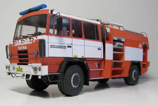 Feuerwehrfahrzeug CAS K27 TATRA 815 4x4 1:25