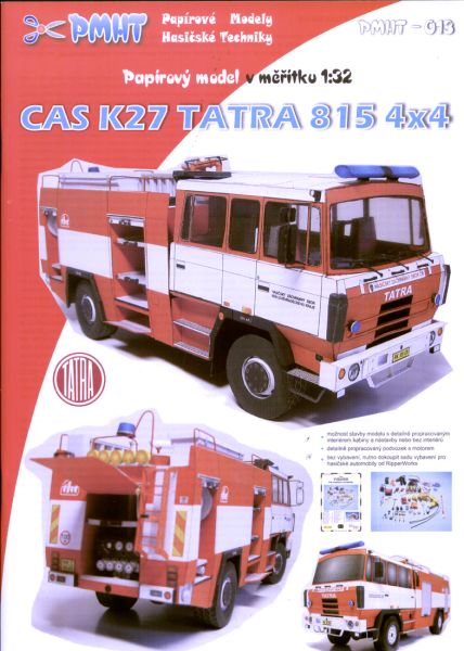 Feuerwehrfahrzeug CAS K27 TATRA 815 4x4 1:32