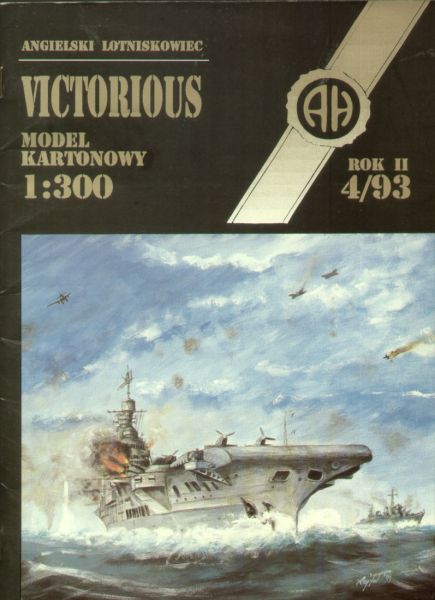 Flugzeugträger HMS Victorious (1941) 1:300 Halinski