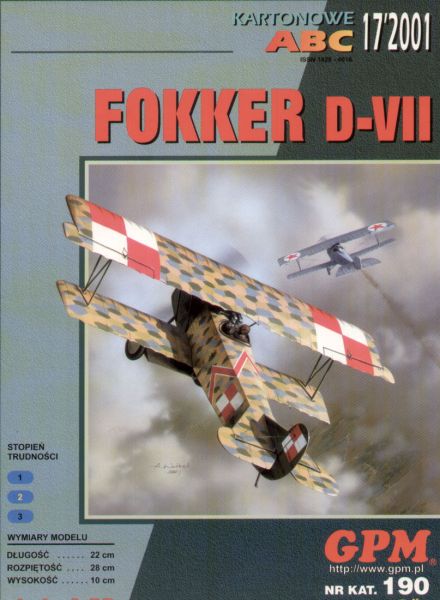 Fokker D-VII (polnisch-russischer Krieg - 1918) 1:33 übersetzt