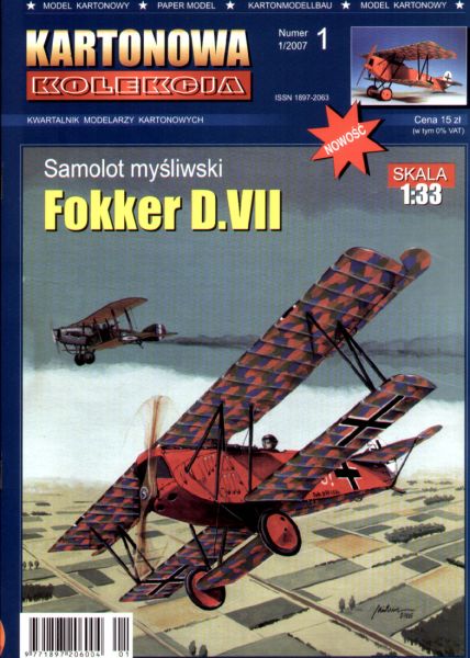 Fokker D.VII vom Ernst Udet (Jasta 4, 1918) 1:33 übersetzt