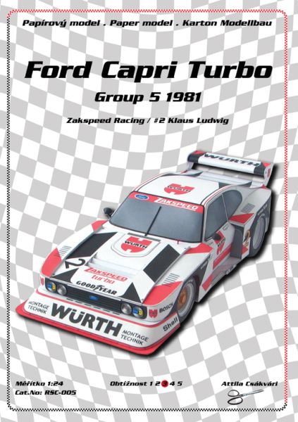 Ford Capri Turbo Group 5 (1981) 1:24