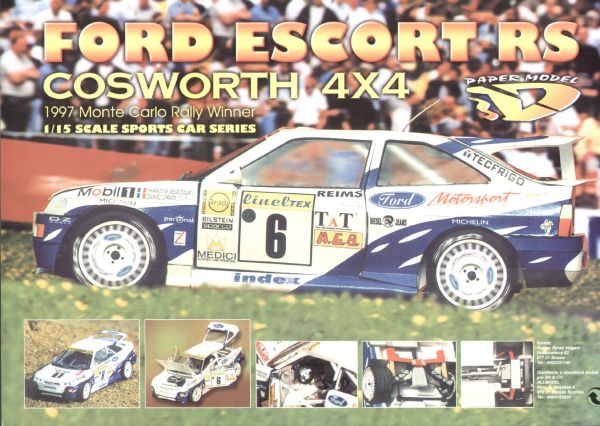 Ford Escort RC Cosworth 4x4 Monte Carlo Rally 1997 1:15