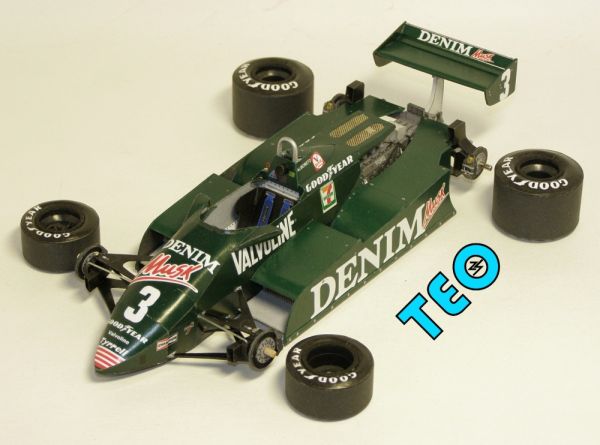 Formel 1.-Bolid Tyrrell 011/82 Grand Prix Großbritannien oder Grand Prix Las Vegas 1982 1:24
