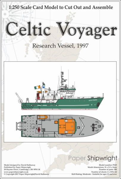 Forschungs- und Vermessungsschiff Celtic Voyager (1997) 1:250