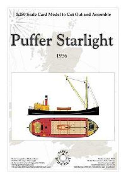 Frachtdampfer Puffer Starlight (Bj.1936) 1:250