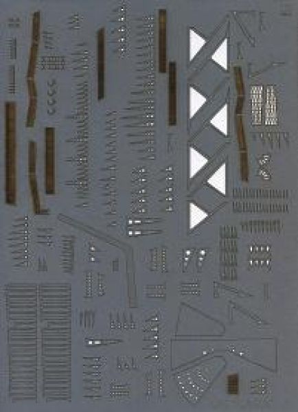 Groß-Lasercut-Detailsatz für IJN Kaga 1:200 Dom Bumagi 5/2011 (Produzent: Dom Bumagi)