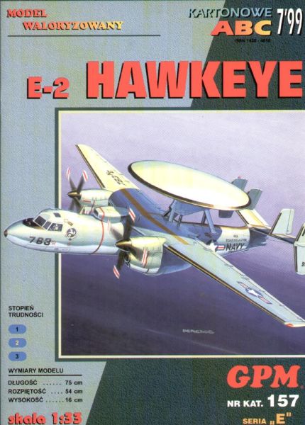 Grumman AWACS E-2C Hawkeye (USS Constellation) 1:33 übersetzt