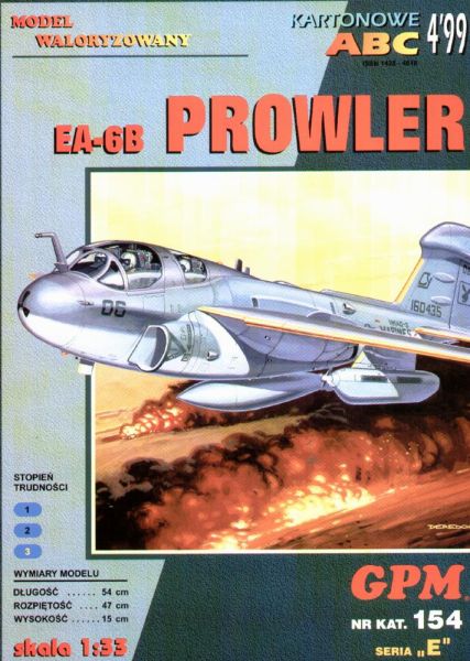 Grumman EA-6B Prowler (USS Forrestal) 1:33