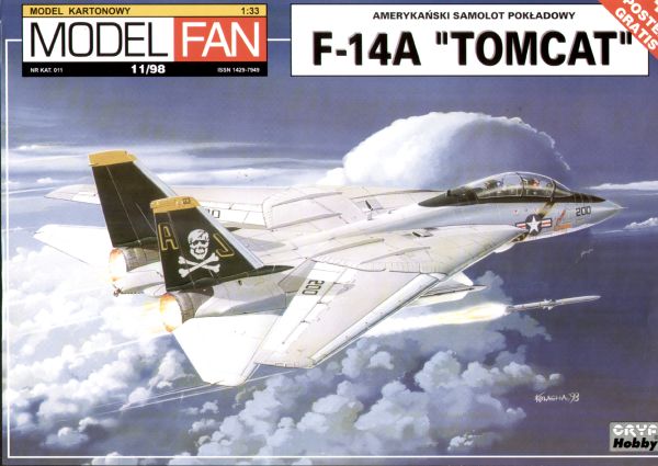 Grumman F-14A Tomcat (VF-84 "Jolly Rogers", USS Nimitz) 1:33
