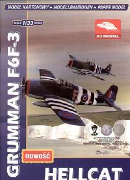 Grumman F6F-3N Hellcat (800. Squadron Fleet Air Army) 1:33