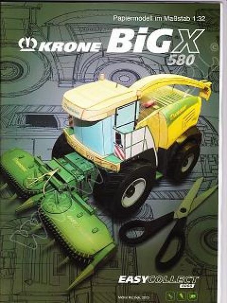 Häcksler Krone BIG-X 580 Easy Collect 6000 1:32 übersetzt