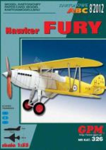 Hawker Fury (5.Flying Training School, Sealand 1938) 1:33