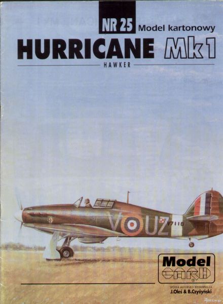 Hawker Hurricane Mk. I des 306. RAF-Geschwaders 1:33 übersetzt
