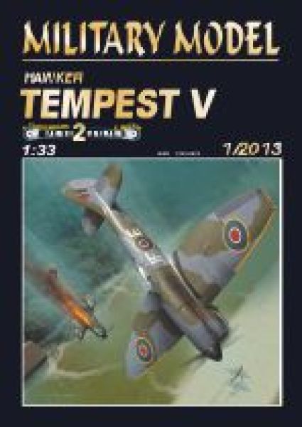 Hawker Tempest Mk.V (2 option. Kennzeichnungsvariante) 1:33 neu