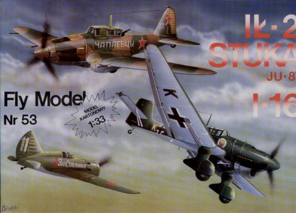 Iljuschin Il-2, Junkers Ju-87B, Polikarpow I-16 Rata 1:33 übersetzt