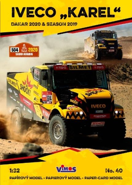 Iveco "Karel" - Dakar 2020 eine Saison 2019 / 1:32 / Vimos Verlag Nr. 40