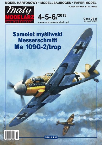 Jäger Messerschmitt Me-109 G2/Trop (Sommer 1944, Sizilien) 1:33