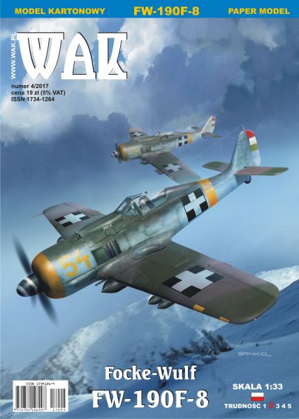 Jagdbomber Focke Wulf Fw-190 F-8 Ungarischer Luftwaffe 1:33
