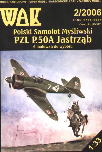 Jagdflugzeug PZL P-50a Jastrzab (1939) 1:33