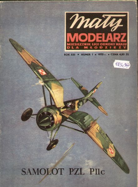 Jagdflugzeug PZL P.11c (September 1939) 1:33 selten
