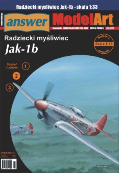 Jakowlew Jak-1b Sowjetischer Nordflotte 1:33 extrem