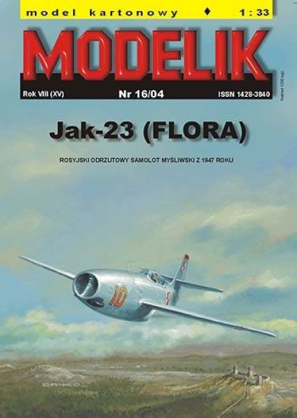 Jakowlew Jak-23 Flora (Polnische Luftwaffe, 1947) 1:33 Offsetdruck
