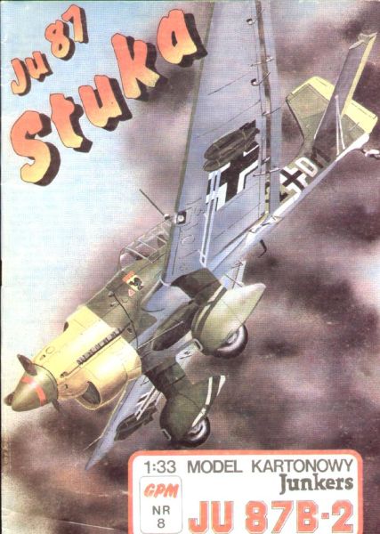 Junkers Ju-87B-2 Stuka 1:33 Originalauflage GPM 008 übersetzt!
