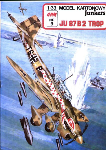 Junkers Ju-87B-2 Stuka Trop 1:33 übersetzt (Original GPM 009)