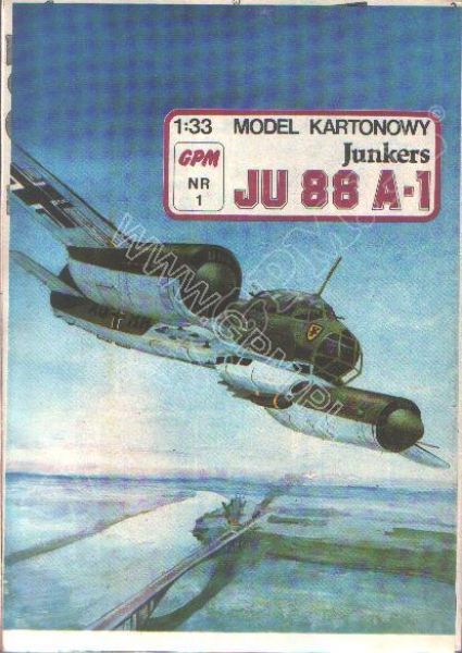 Junkers Ju-88 A-1 1:33 (GPM Nr.001) übersetzt