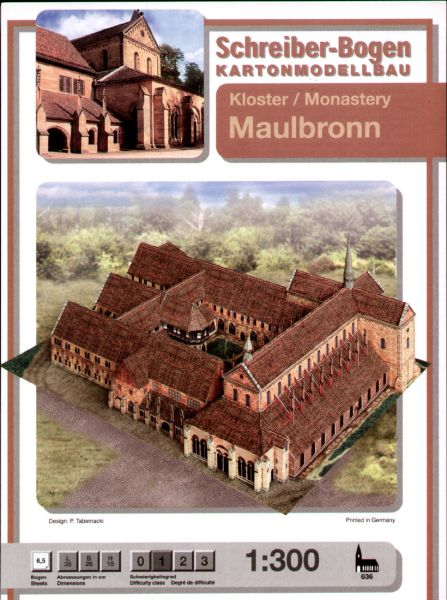 Kloster Maulbronn 1:300 deutsche Anleitung