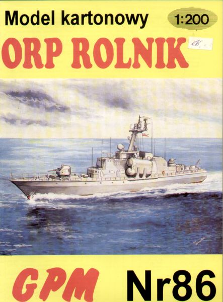 Korvette ORP Rolnik (sowjetische Klasse Tarantul I) 1:200