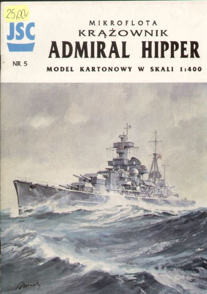 Kreuzer Admiral Hipper 1:400 (Origialausgabe)