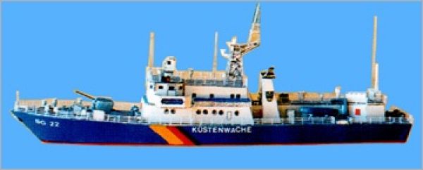 Küstenwachschiff BG 22 Neustrelitz (ex. Saßnitz der NVA) 1:100