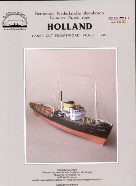 LC-Spantensatz für Seeschlepper Holland 1:200 (Scaldis)