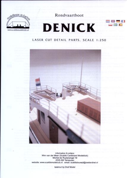 Lasercut-Detailsatz für DENICK 1:100 (Scaldis)