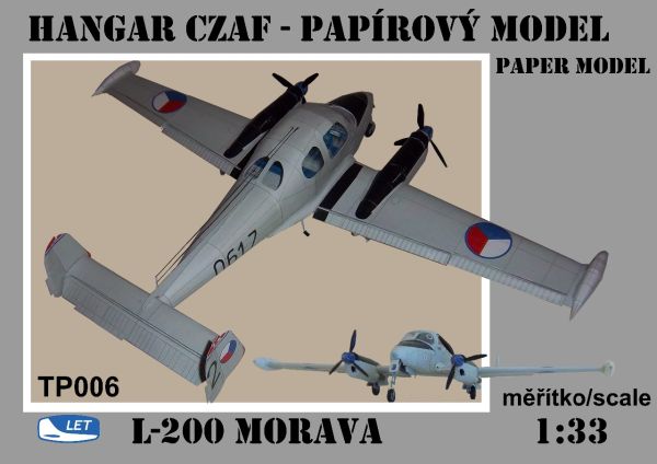 Let L-200 Morava Tschechoslowakischer Luftwaffe 1:33 inkl. Kanzel