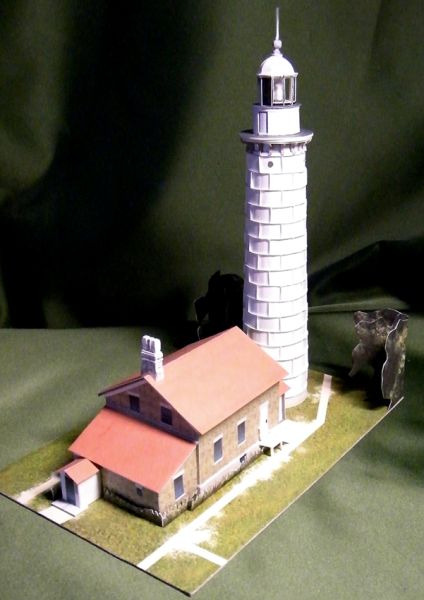 Leuchtturm Cana Island (USA, 1869) 1:150 übersetzt