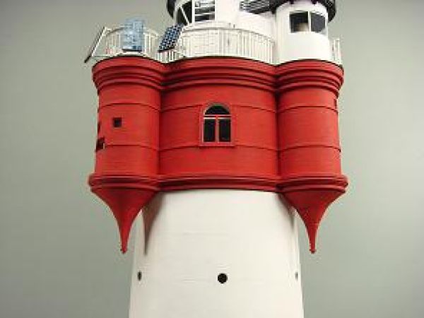 Leuchtturm "Roter Sand" (1885) 1:72 (Lasercut-Modell) übersetzt