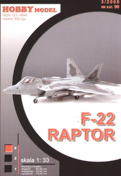 Lockheed F-22 Raptor 1:33