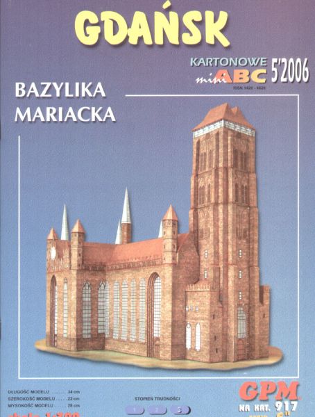 Marienbasilika Danzig / Gdansk 1:300