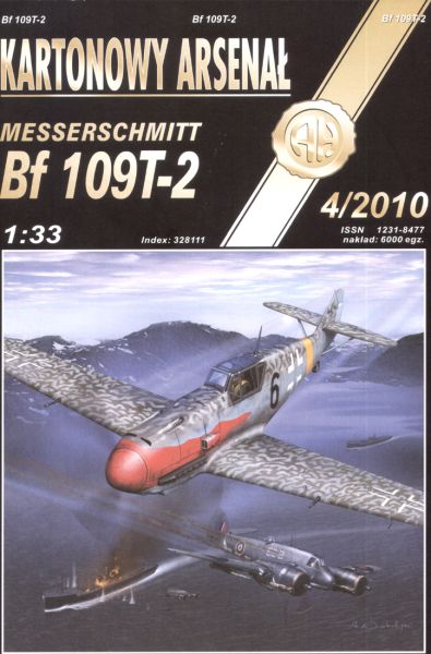 Messerschmitt Bf-109T-2 Jagdstaffel Helgoland 1:33 extrem