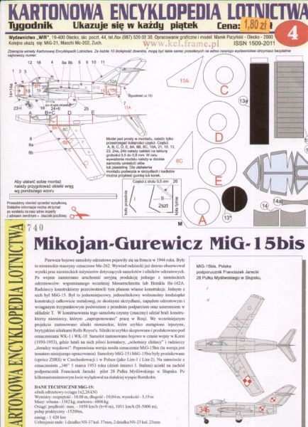 Mikojan-Gurewitsch Mig-15bis 1:50