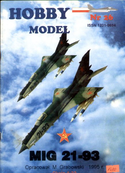 Mikojan Mig-21-93 der Sowjetischen Luftwaffe 1:33 übersetzt, REPRINT