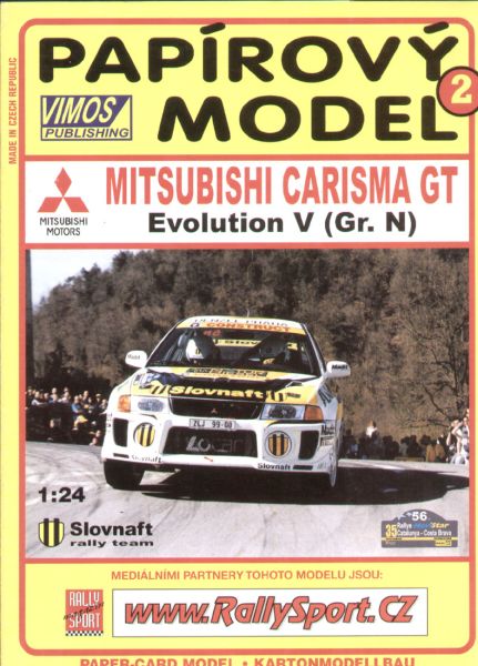 Mitsubishi Carisma GT Evolution V Rally (1999) 1:24